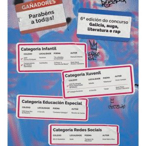 4. Anuncio ganadores concurso "Galicia, auga, literatura e rap" en La Voz de la Escuela - Patrocinador: ViAQUA